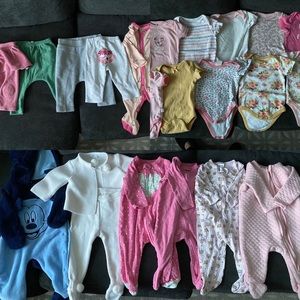 Bundle baby girl clothes 3-6M 22 pieces